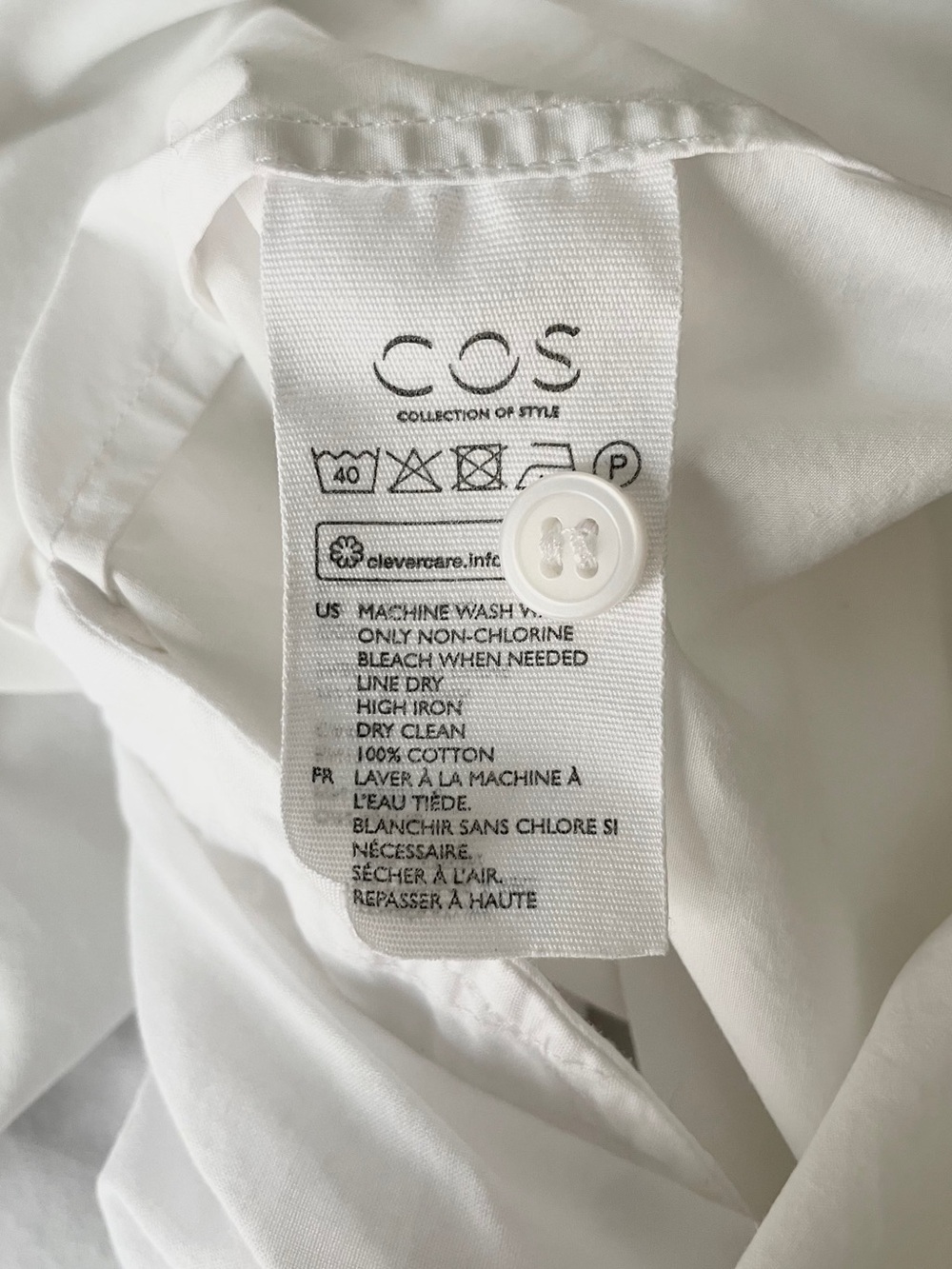 COS white shirt dress - Picture 5 of 5